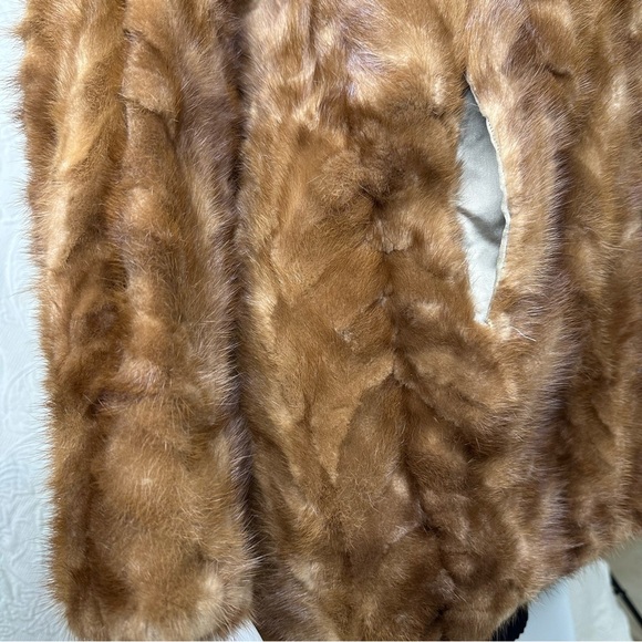 VTG Real Mink Fur Coat Maas Brothers Florida - Picture 9 of 16